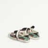 Baleriny Bay By Bay Sneaker z tkaniny żakardowej z haftem kwiatowym Baleriny Bay By Bay Sneaker z tkaniny żakardowej z haftem kwiatowym