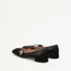 Baleriny Mary-Jane Preshoes z koźlej skóry z ozdobnym guzikiem 20 mm Baleriny Mary-Jane Preshoes z koźlej skóry z ozdobnym guzikiem 20 mm