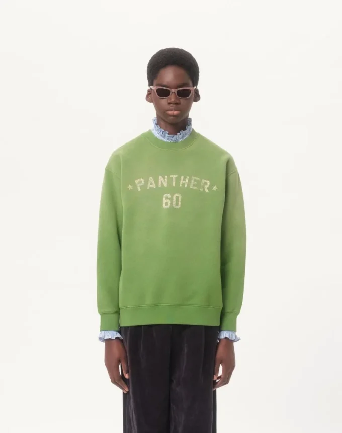 Bawełniana bluza z nadrukiem i haftem Chez Valentino