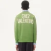 Bawełniana bluza z nadrukiem i haftem Chez Valentino