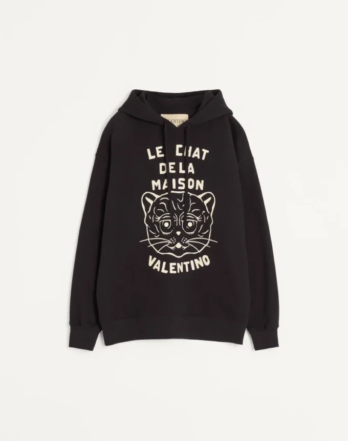Bawełniana bluza z naszywką Le Chat De La Maison