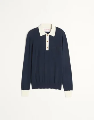 Bawełniana koszulka polo z długim rękawem Bawełniana koszulka polo z długim rękawem