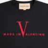 Bawełniana koszulka Valentino z nadrukiem Made In Valentino Bawełniana koszulka Valentino z nadrukiem Made In Valentino