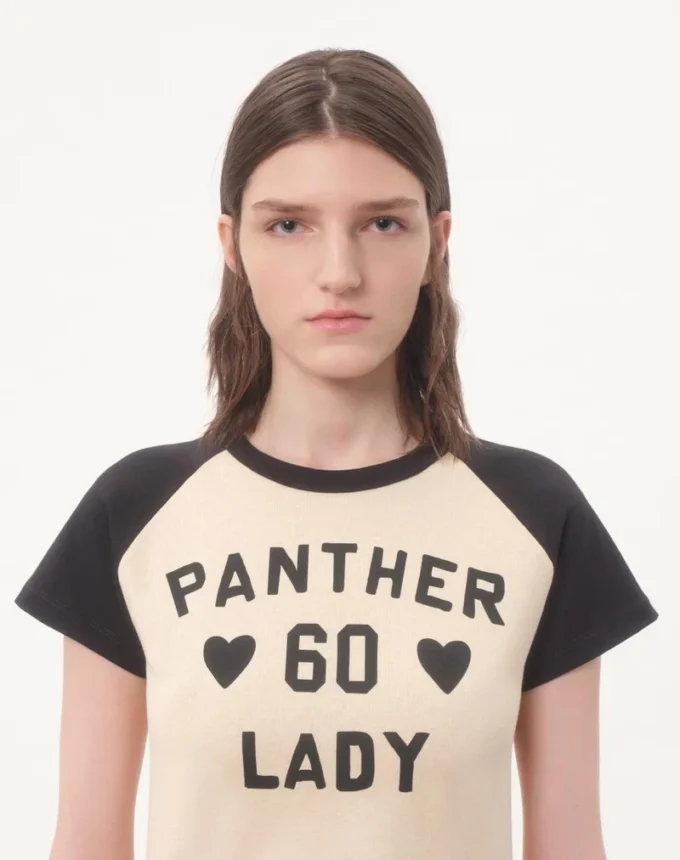 Bawełniana koszulka z nadrukiem Chez Valentino