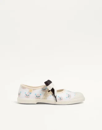 Bay By Bay Ballerina Fabric Sneaker z nadrukiem Le Chat De La Maison Bay By Bay Ballerina Fabric Sneaker z nadrukiem Le Chat De La Maison