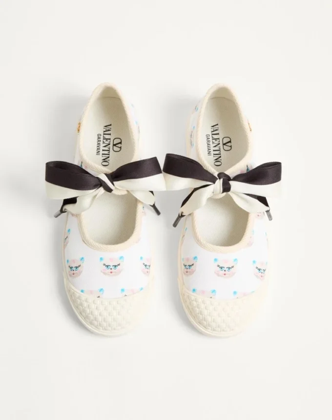 Bay By Bay Ballerina Fabric Sneaker z nadrukiem Le Chat De La Maison Bay By Bay Ballerina Fabric Sneaker z nadrukiem Le Chat De La Maison
