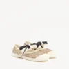 Bay By Bay Ballerina Sneakers z brokatowej tkaniny