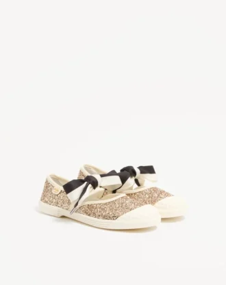 Bay By Bay Ballerina Sneakers z brokatowej tkaniny Bay By Bay Ballerina Sneakers z brokatowej tkaniny
