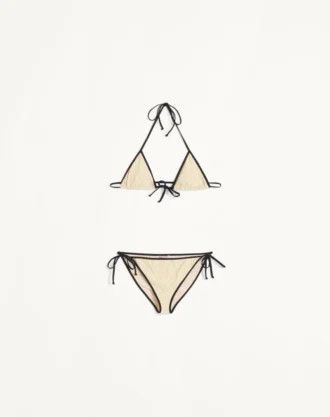 Bikini z lycry z żakardowym wzorem Toute La V