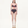 Bikini z lycry z nadrukiem Cherryfic