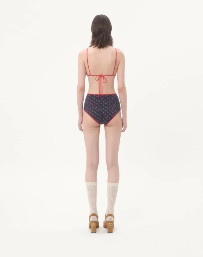 Bikini z lycry z nadrukiem Cherryfic