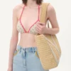 Bikini z lycry z nadrukiem Gelatini w groszki