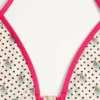 Bikini z lycry z nadrukiem Gelatini w groszki