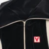 Bluza z golfem Chez Valentino z zamkiem błyskawicznym i naszywką Bluza z golfem Chez Valentino z zamkiem błyskawicznym i naszywką