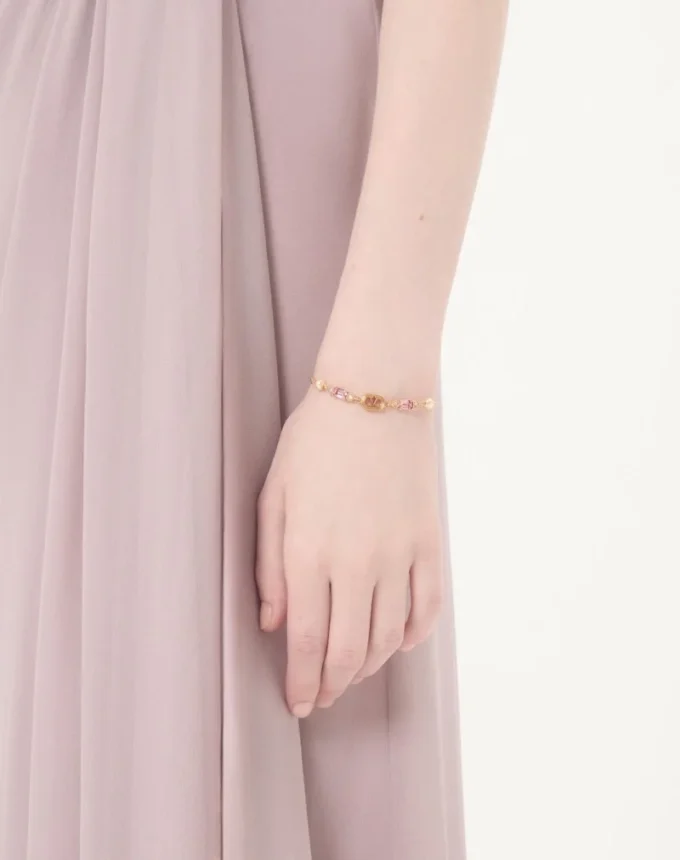Bransoletka Ovalette z metalu, pereł i kryształów Swarovski® Bransoletka Ovalette z metalu, pereł i kryształów Swarovski®