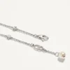 Bransoletka Vlogo Signature z metalu, pereł i kryształów Swarovski®