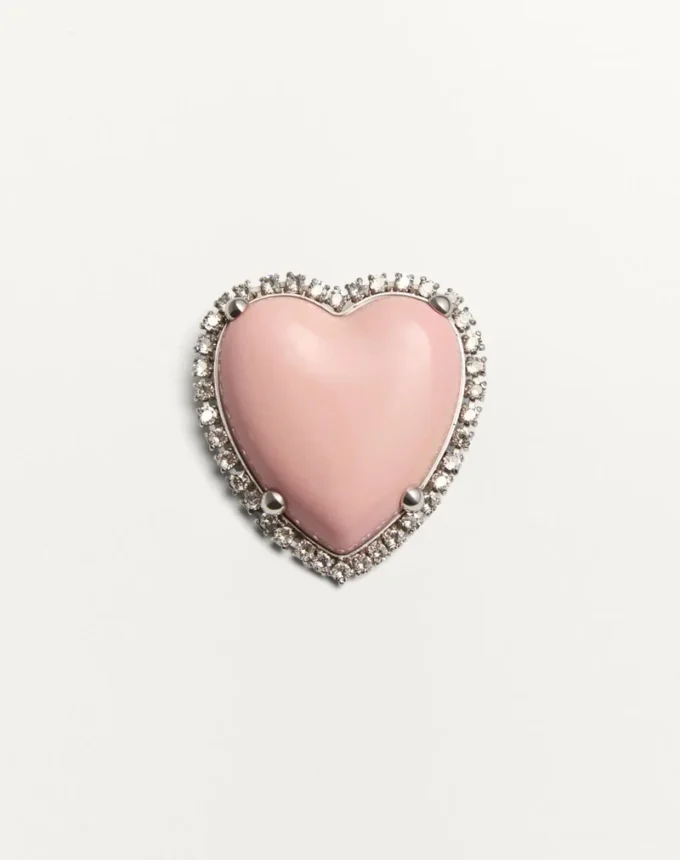 Broszka Coeur Hyperbole z metalu, żywicy i kryształów Swarovski®