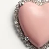 Broszka Coeur Hyperbole z metalu, żywicy i kryształów Swarovski®