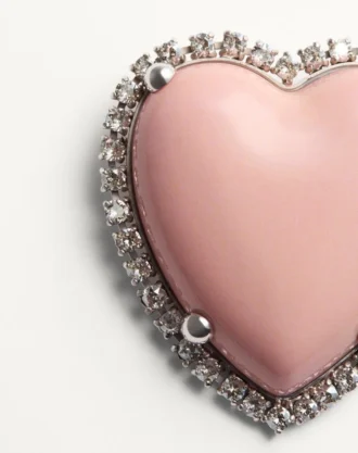 Broszka Coeur Hyperbole z metalu, żywicy i kryształów Swarovski® Broszka Coeur Hyperbole z metalu, żywicy i kryształów Swarovski®