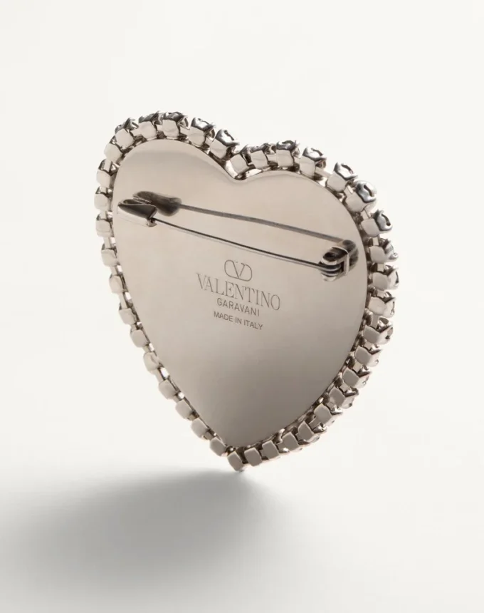 Broszka Coeur Hyperbole z metalu, żywicy i kryształów Swarovski®