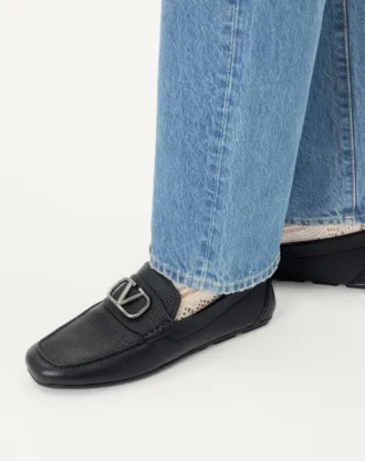 Buty do jazdy samochodem Vlogo Signature z ziarnistej skóry cielęcej