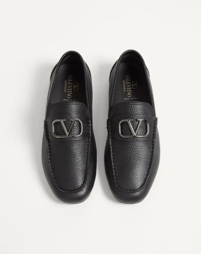 Buty do jazdy samochodem Vlogo Signature z ziarnistej skóry cielęcej