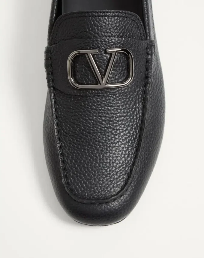 Buty do jazdy samochodem Vlogo Signature z ziarnistej skóry cielęcej
