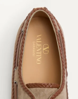 Buty żeglarskie Palm Avenue z chrupiącej skóry i skóry nappa