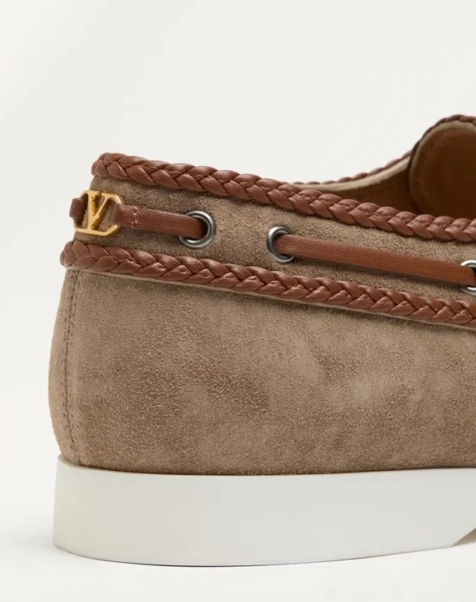 Buty żeglarskie Palm Avenue z chrupiącej skóry i skóry nappa