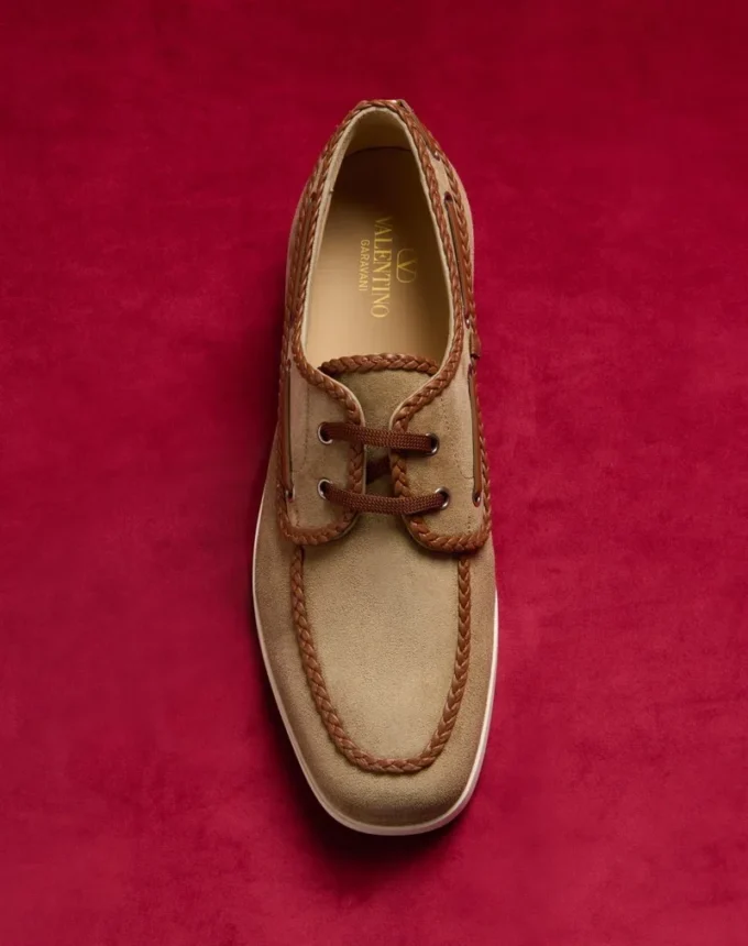 Buty żeglarskie Palm Avenue z chrupiącej skóry i skóry nappa