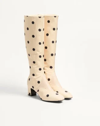 Buty Equivoque z tkaniny moiré Plus De Pois 60 mm