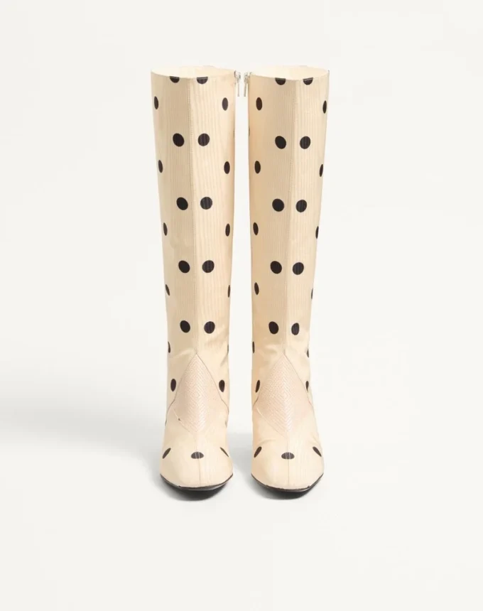 Buty Equivoque z tkaniny moiré Plus De Pois 60 mm Buty Equivoque z tkaniny moiré Plus De Pois 60 mm