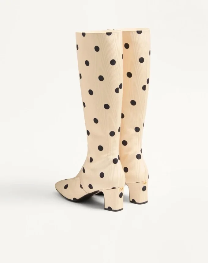 Buty Equivoque z tkaniny moiré Plus De Pois 60 mm Buty Equivoque z tkaniny moiré Plus De Pois 60 mm