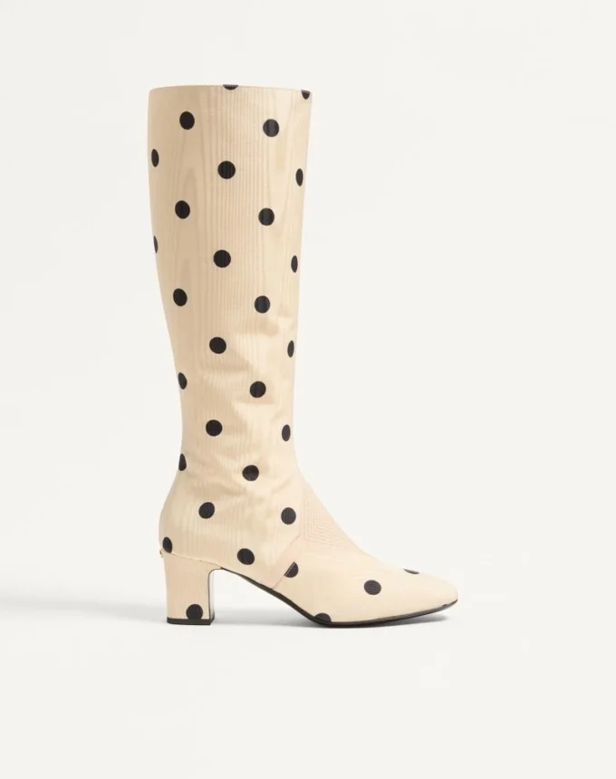 Buty Equivoque z tkaniny moiré Plus De Pois 60 mm Buty Equivoque z tkaniny moiré Plus De Pois 60 mm