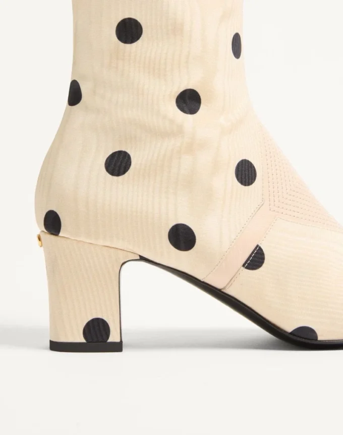Buty Equivoque z tkaniny moiré Plus De Pois 60 mm Buty Equivoque z tkaniny moiré Plus De Pois 60 mm