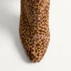 Buty Hotty z cielęcej skóry z efektem kucyka 100 mm