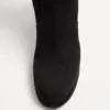 Buty na platformie Fawcette z chrupiącej skóry 90 mm Buty na platformie Fawcette z chrupiącej skóry 90 mm