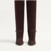 Buty Pattie z chrupiącej skóry 75 mm Buty Pattie z chrupiącej skóry 75 mm