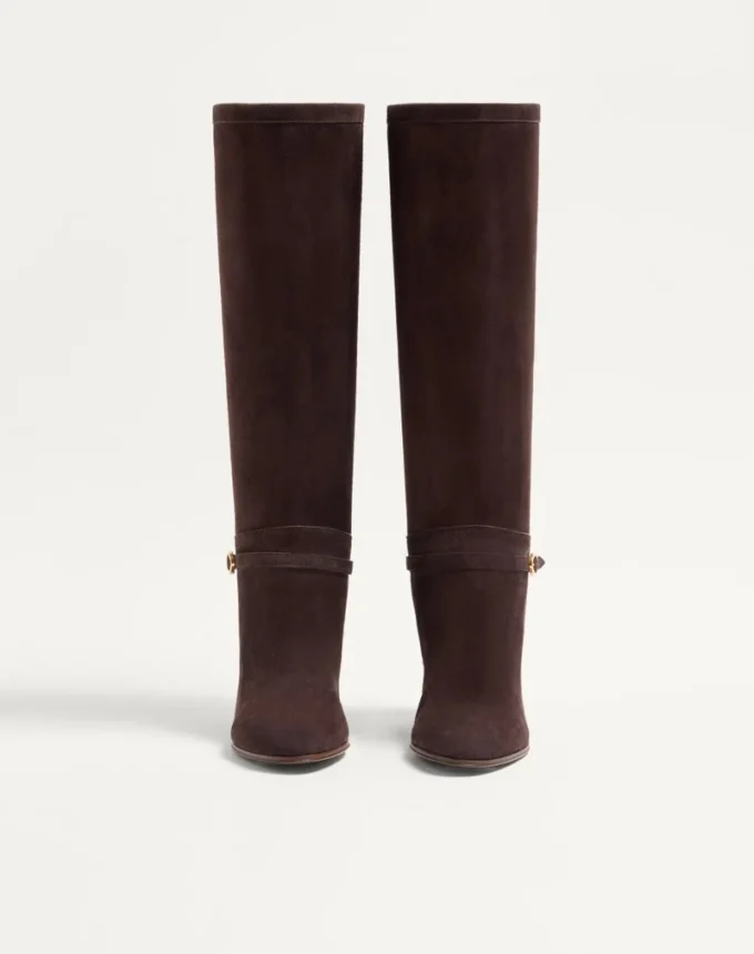 Buty Pattie z chrupiącej skóry 75 mm Buty Pattie z chrupiącej skóry 75 mm