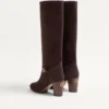 Buty Pattie z chrupiącej skóry 75 mm Buty Pattie z chrupiącej skóry 75 mm