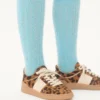 Buty sportowe Upvillage z cielęcej skóry z efektem kucyka