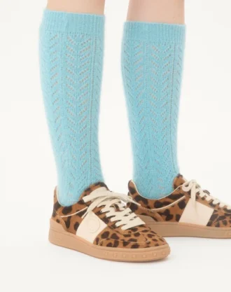 Buty sportowe Upvillage z cielęcej skóry z efektem kucyka Buty sportowe Upvillage z cielęcej skóry z efektem kucyka
