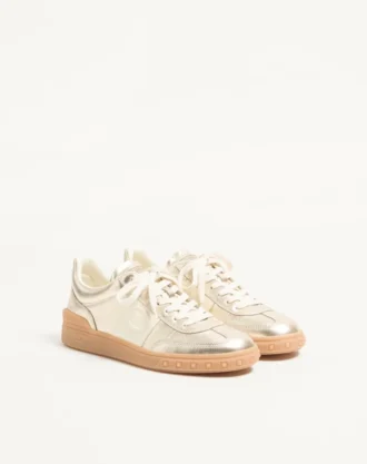 Buty sportowe Upvillage z laminowanej skóry cielęcej z paskiem ze skóry cielęcej nappa Buty sportowe Upvillage z laminowanej skóry cielęcej z paskiem ze skóry cielęcej nappa