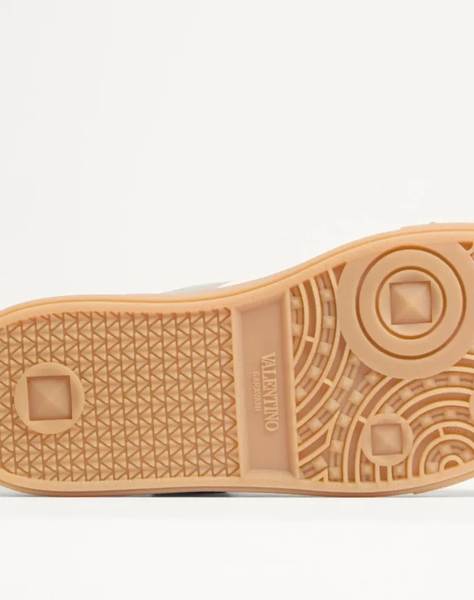 Buty sportowe Upvillage z laminowanej skóry cielęcej z paskiem ze skóry cielęcej nappa