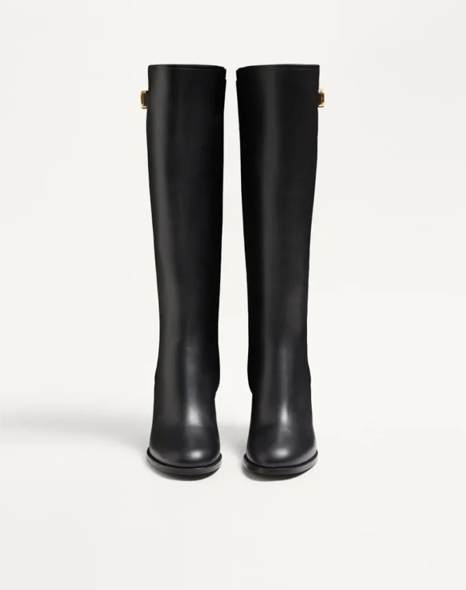 Buty z cielęcej skóry z logo Vlogo 70 mm Buty z cielęcej skóry z logo Vlogo 70 mm