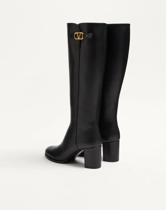 Buty z cielęcej skóry z logo Vlogo 70 mm Buty z cielęcej skóry z logo Vlogo 70 mm