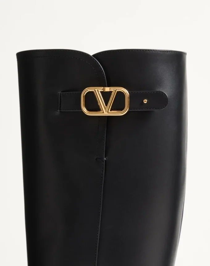 Buty z cielęcej skóry z logo Vlogo 70 mm Buty z cielęcej skóry z logo Vlogo 70 mm