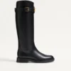 Buty z cielęcej skóry z logo VLogo Signature 30 mm