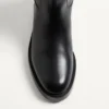 Buty z cielęcej skóry z logo VLogo Signature 30 mm