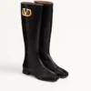 Buty z koźlej skóry z logo Vlogo 20 mm Buty z koźlej skóry z logo Vlogo 20 mm
